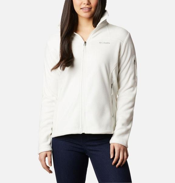 Columbia Fast Trek II Fleece Jacket White For Women's NZ15064 New Zealand